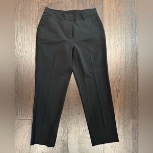 Italian Wool Slim Leg Ankle Pants